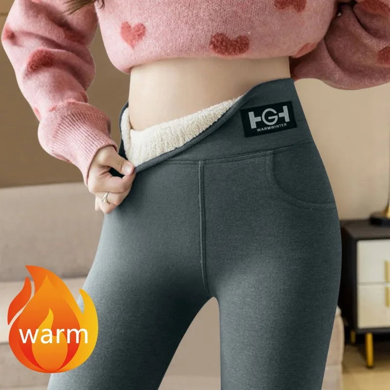 Leggings Térmicos de Invierno para Mujer – Cachemira de Cordero