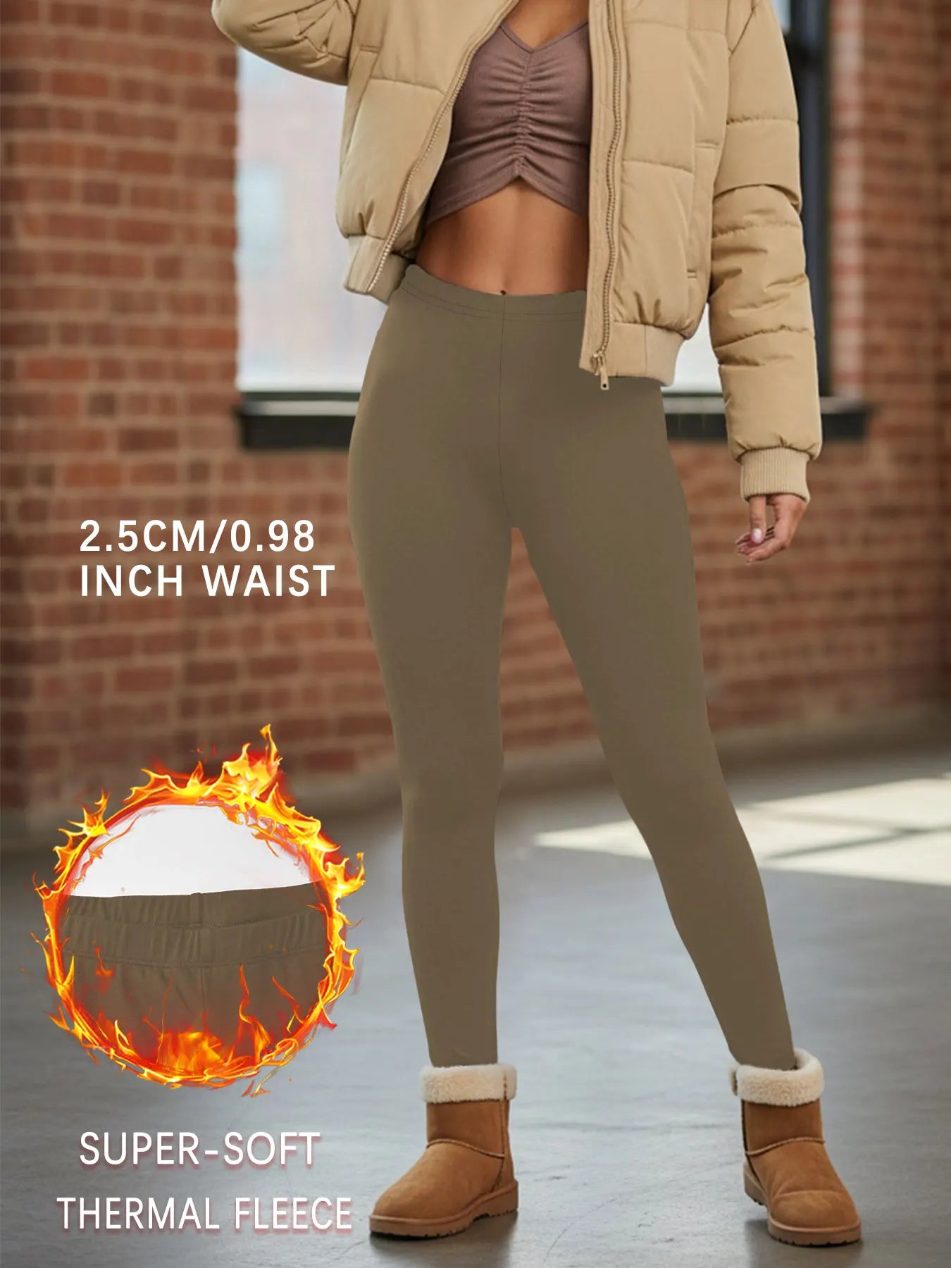Leggings Térmicos de Mujer con Forro Polar para Invierno – Deportivos