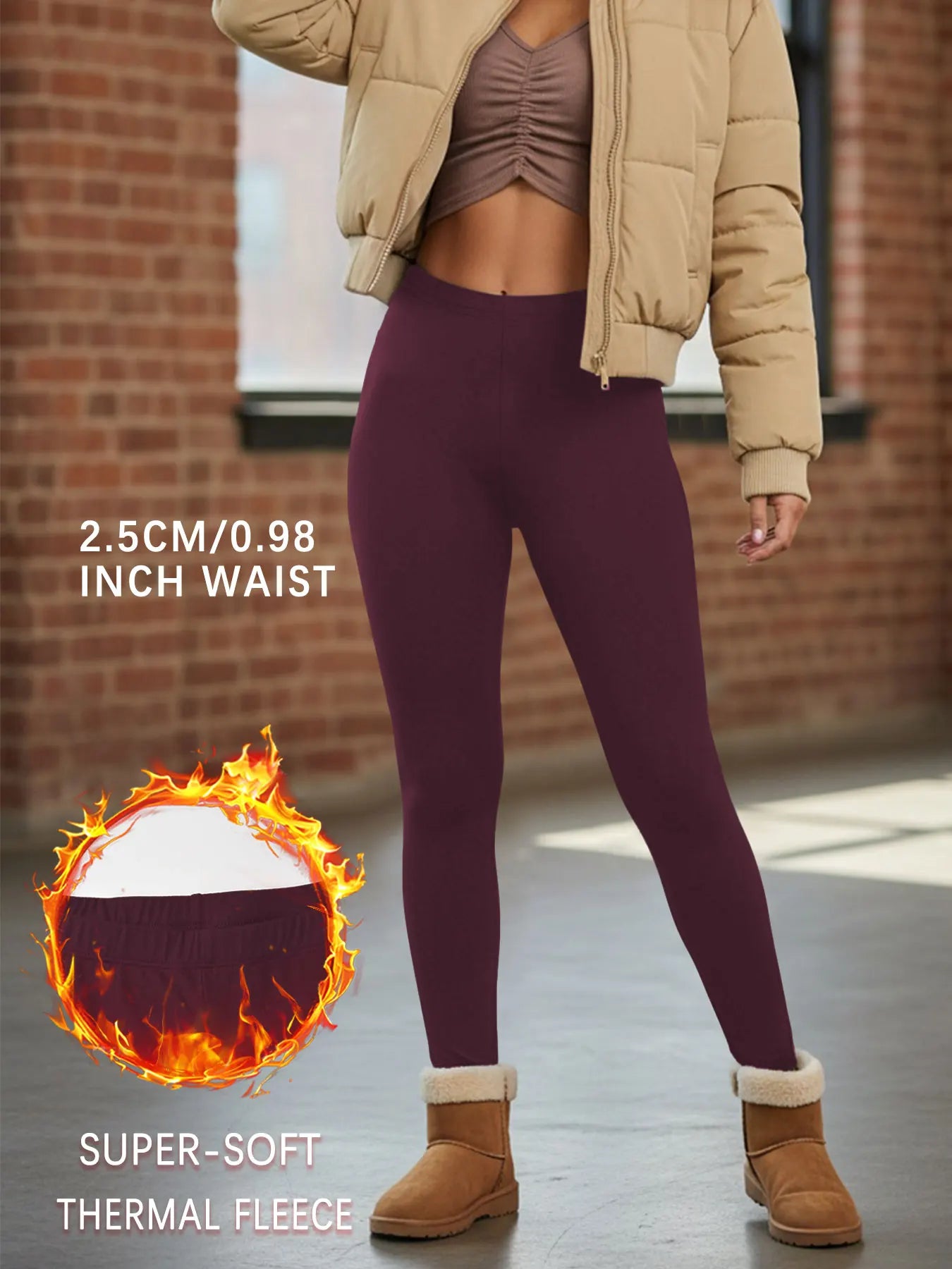 Leggings Térmicos de Mujer con Forro Polar para Invierno – Deportivos