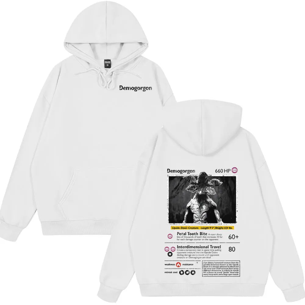 Sudadera Hoodie Demogorgon Hombre – Gruesa Otoño Invierno
