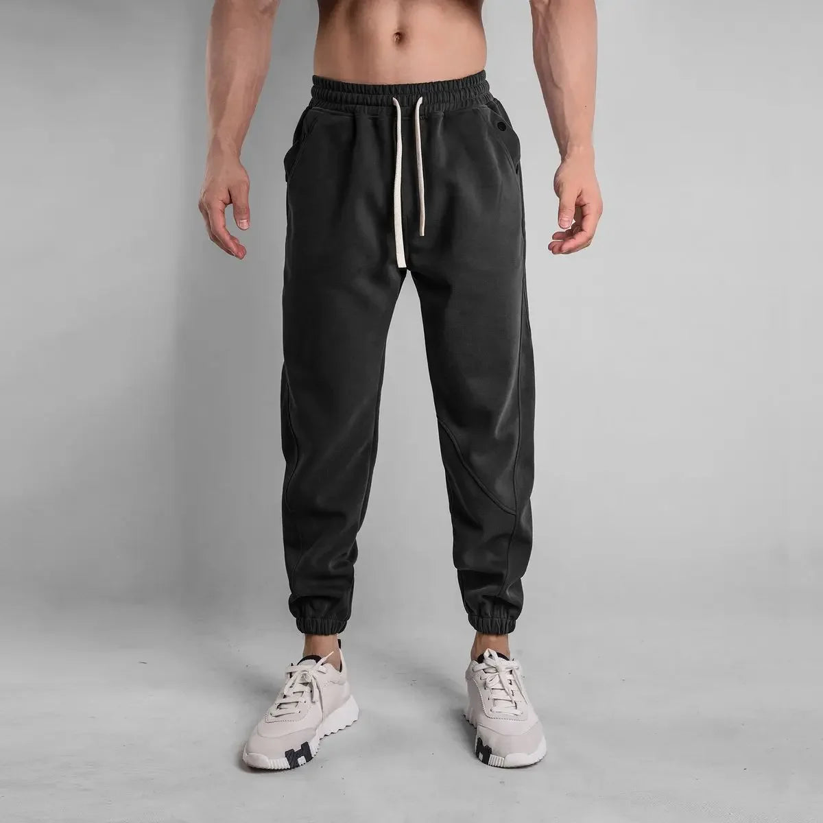 Pantalón Deportivo Harem para Hombre, Jogger Casual de Algodón, Streetwear Coreano, Primavera–Verano