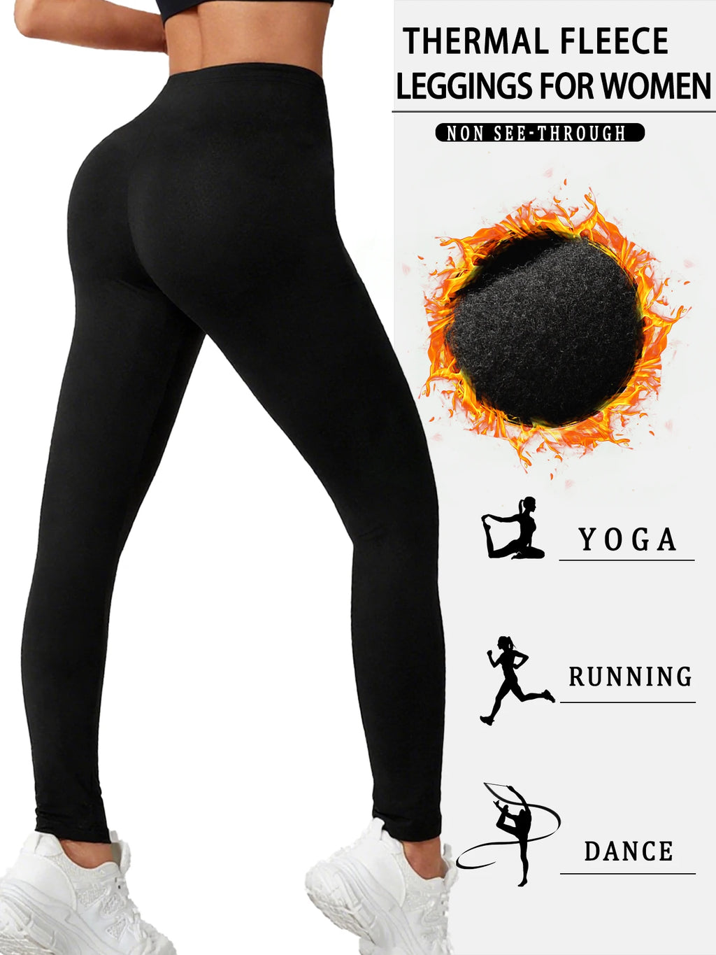 Leggings Térmicos de Mujer con Forro Polar para Invierno – Deportivos