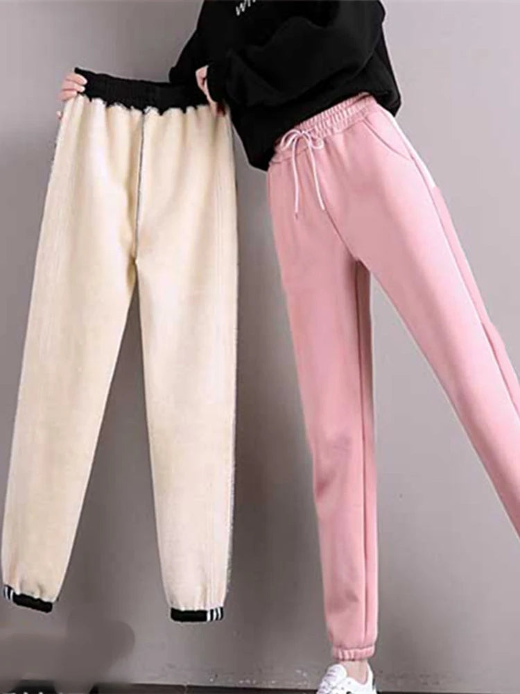 Leggings térmicos de invierno para mujer afelpados