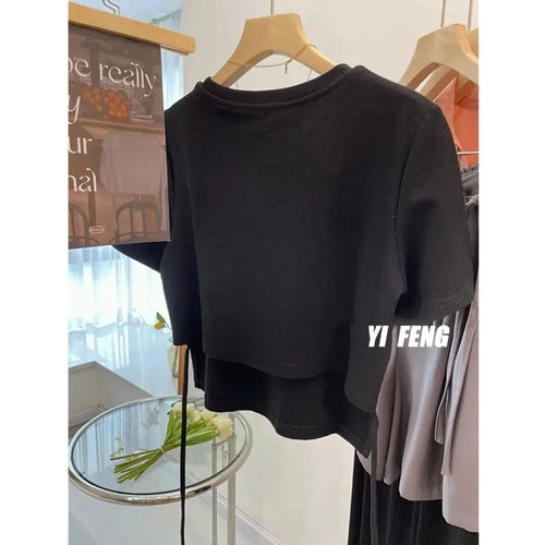 Camiseta Corta de Mujer Estilo Clásico – Manga Corta y Corte Suelto