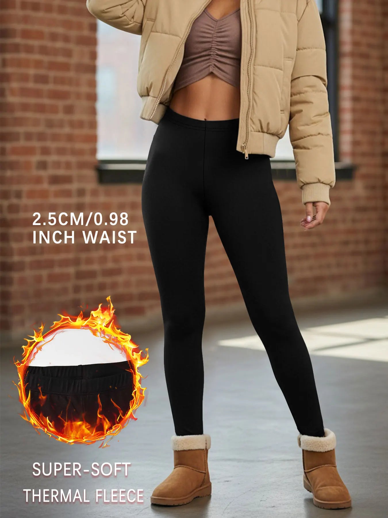 Leggings Térmicos de Mujer con Forro Polar para Invierno – Deportivos