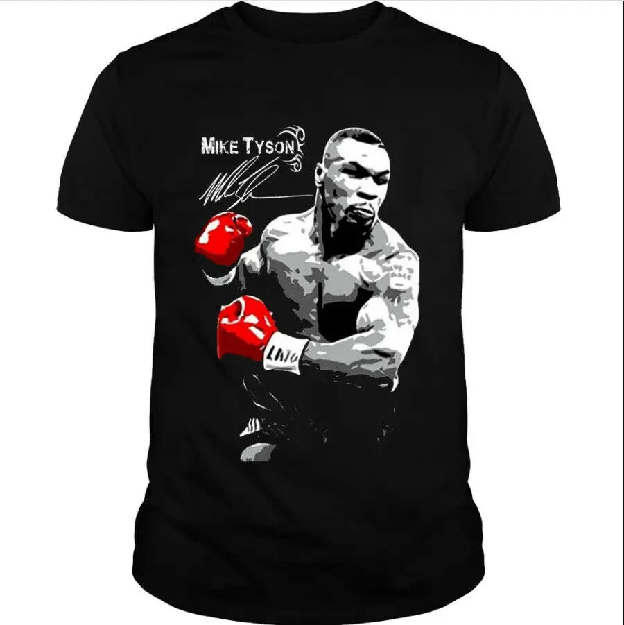 Playera Hombre Mike Tyson Retro – Estilo Boxing Verano