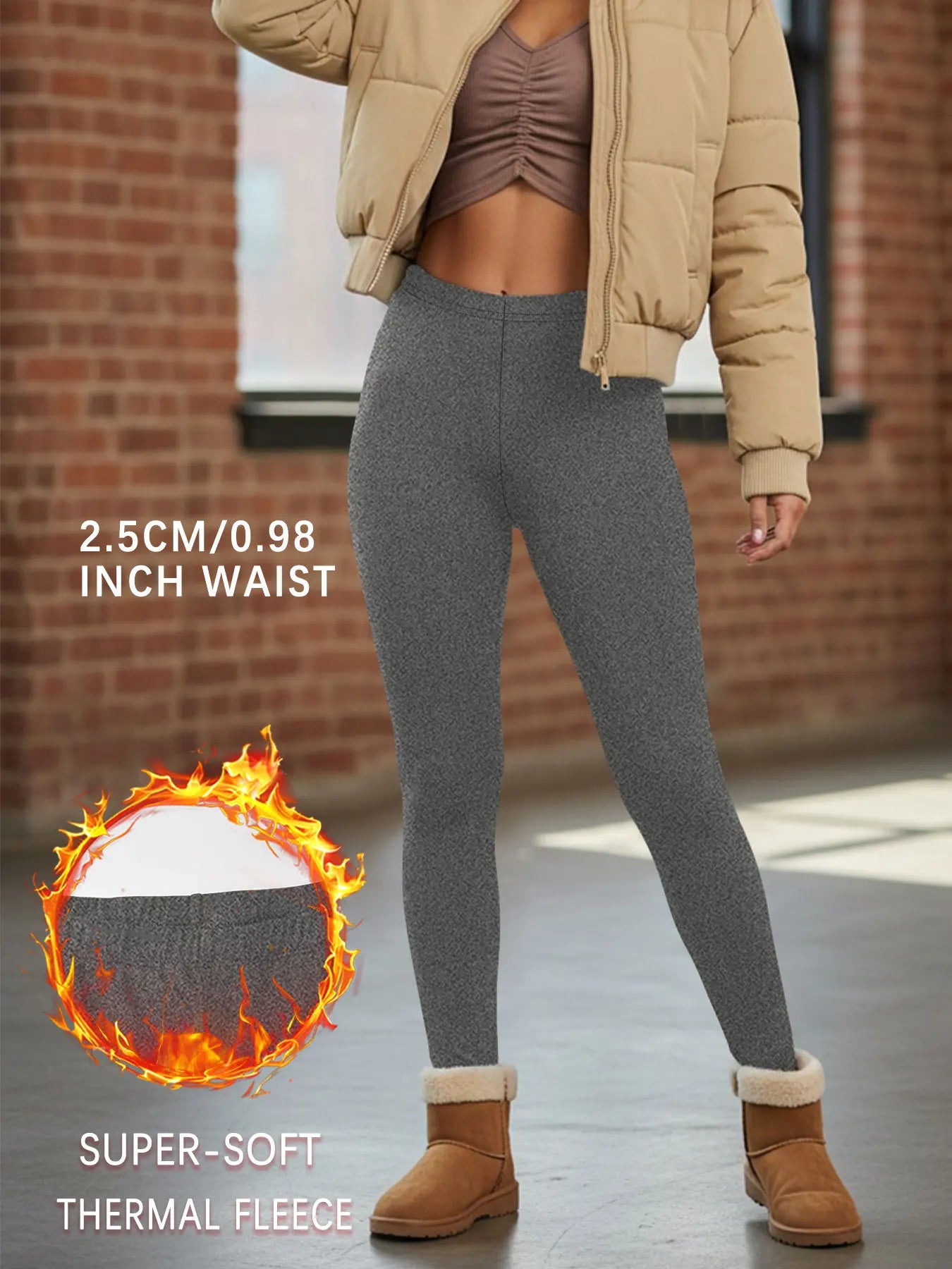 Leggings Térmicos de Mujer con Forro Polar para Invierno – Deportivos