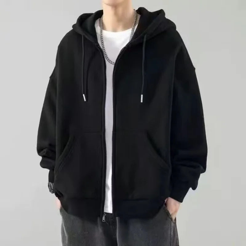 Sudadera Hoodie Hombre con Cierre Completo