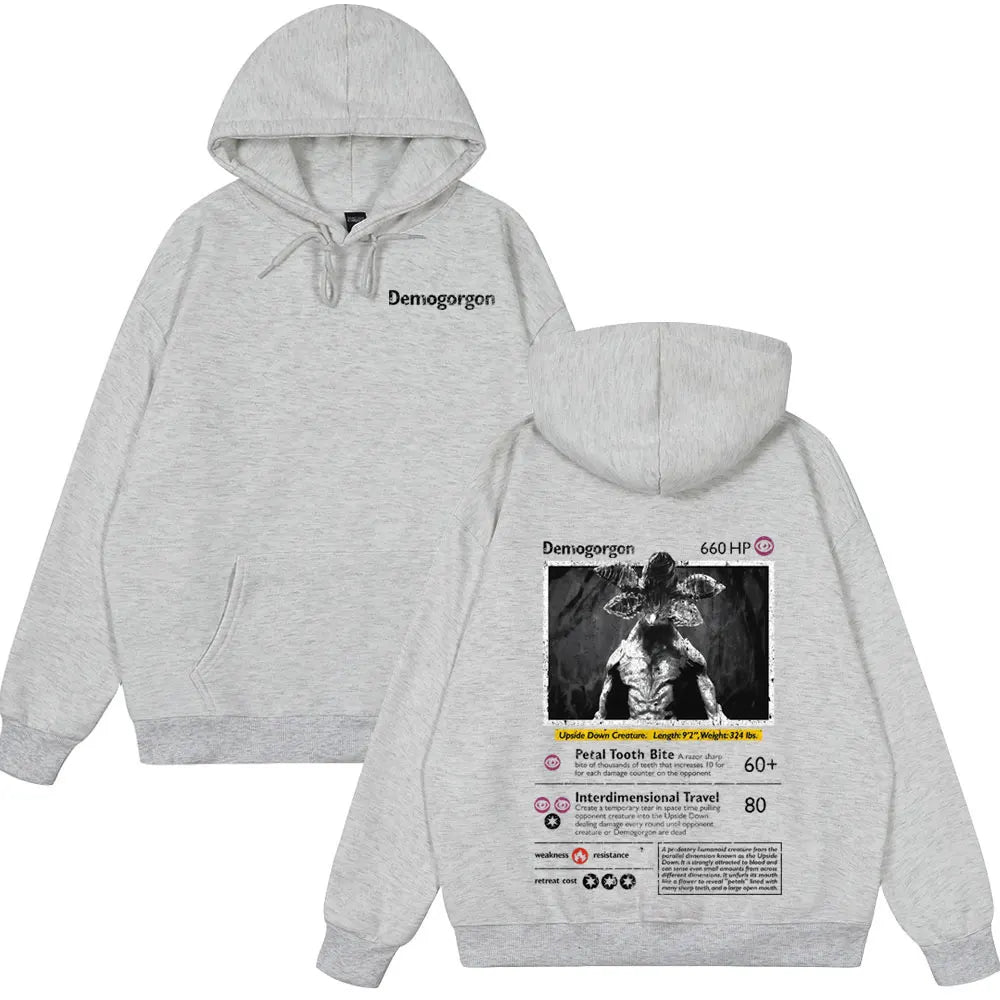 Sudadera Hoodie Demogorgon Hombre – Gruesa Otoño Invierno