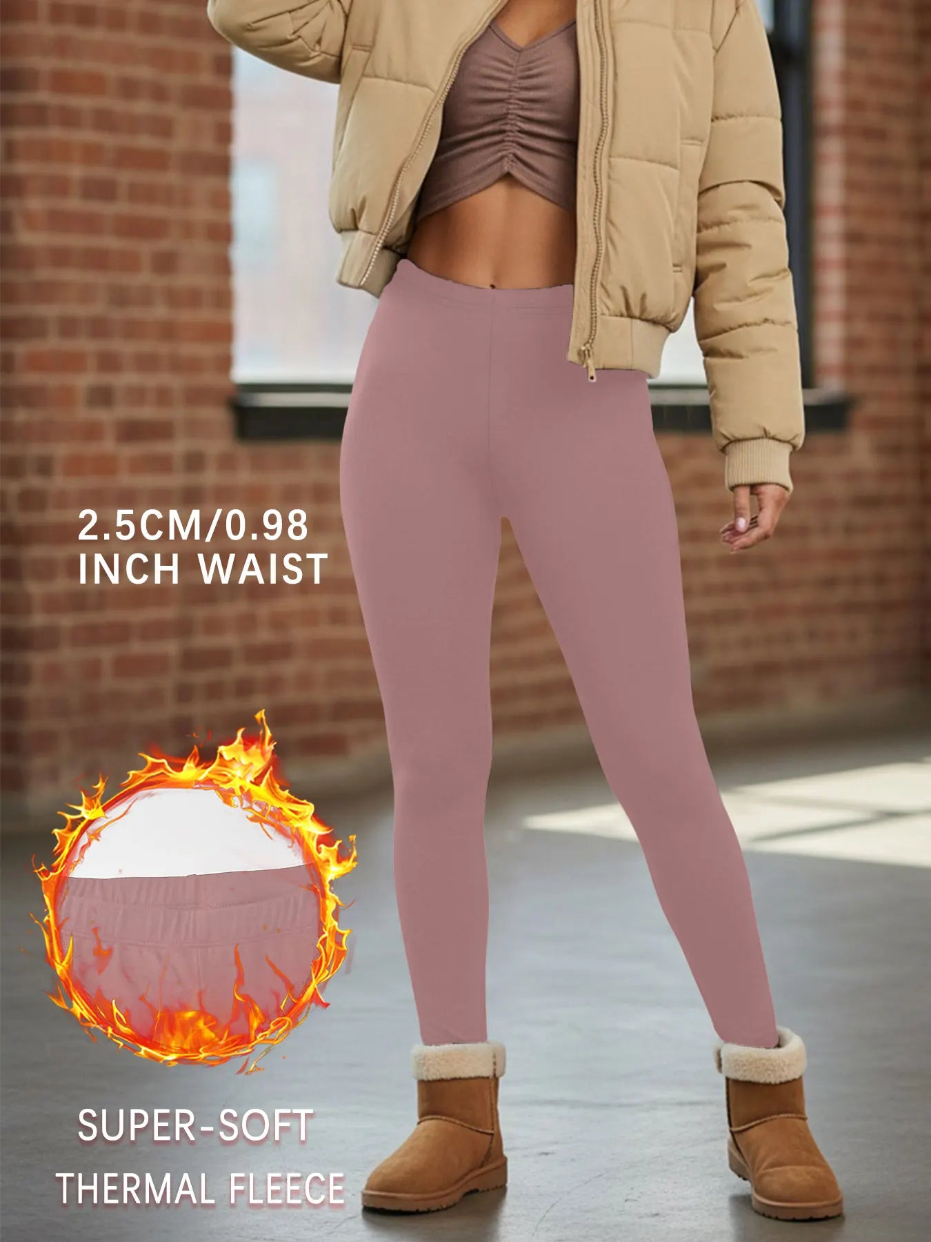 Leggings Térmicos de Mujer con Forro Polar para Invierno – Deportivos