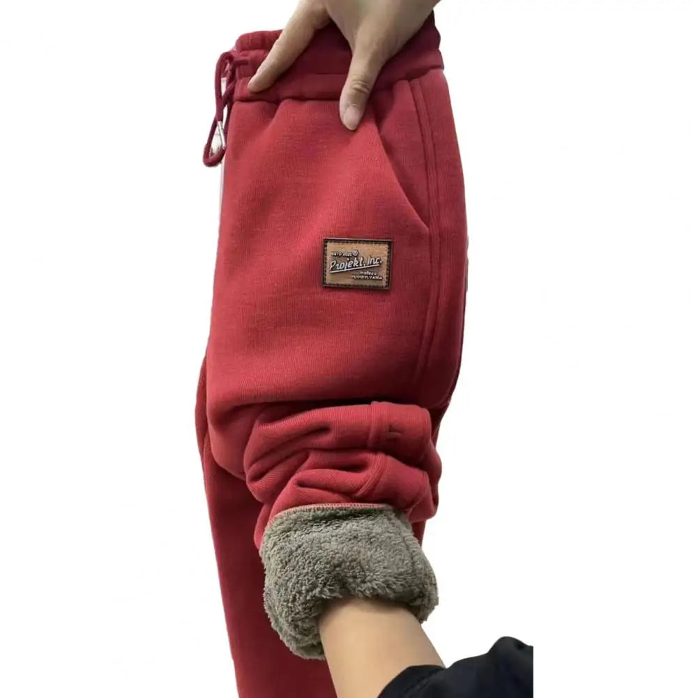 Pantalón Deportivo Térmico Mujer Afelpado – Cintura Alta con Bolsillos